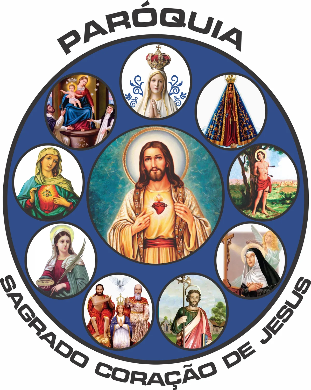 Logo devocional da Paróquia Sagrado Coração de Jesus